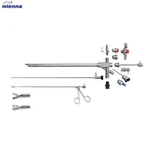 ОРЛ инструменти за одрасле Ент Бронхоскопија Сет оптички крути бронхоскоп